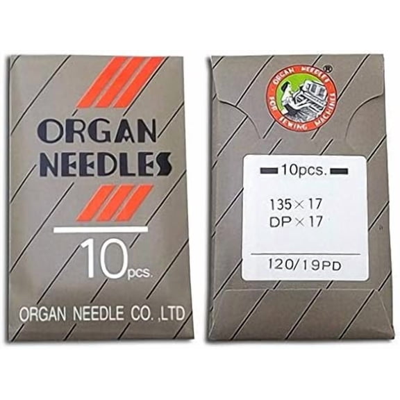 Teamwork 20 Organ Titanium 135x17 DPx17 Walking Foot Regular Sharp Industrial Sewing Needle ~ Multiple Sizes! (Metric Size 110/18)