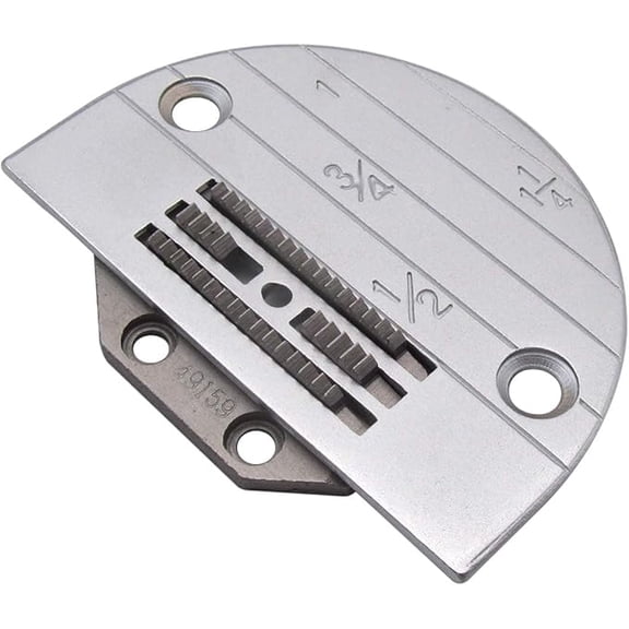 Teamwork -#20160LGW+149159 1SET SUITABLE FOR MEDIUM MATERIALS FEED DOG & NEEDLE PLATE Compatible with/Replacement for SINGER JUKI BROTHER SINGLE NEEDLE INDUSTRIAL SEWING MACHINES