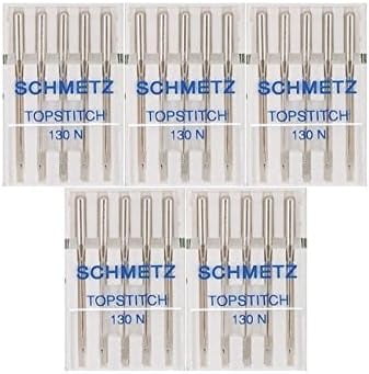 Teamwork 25 Schmetz Topstitch Sewing Machine Needles 130 N Size 100/16