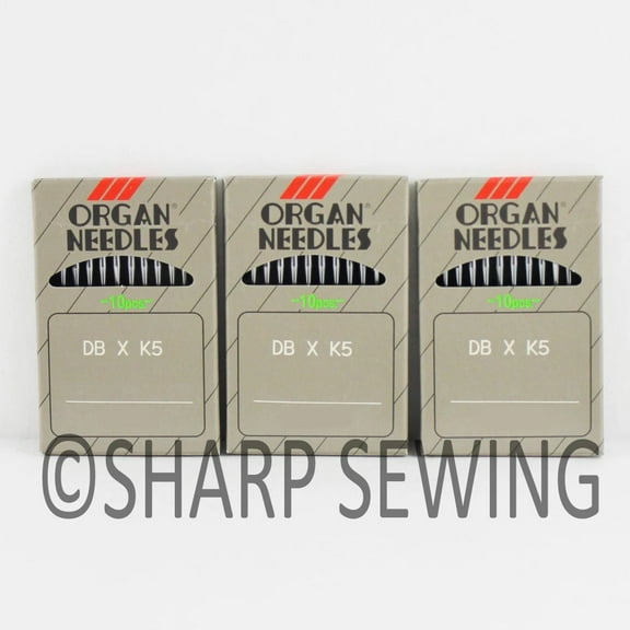 Teamwork 30 ORGAN DBXK5 SIZE#16BP BALL POINT EMBROIDERY MACHINE NEEDLES for TAJIMA, SWF