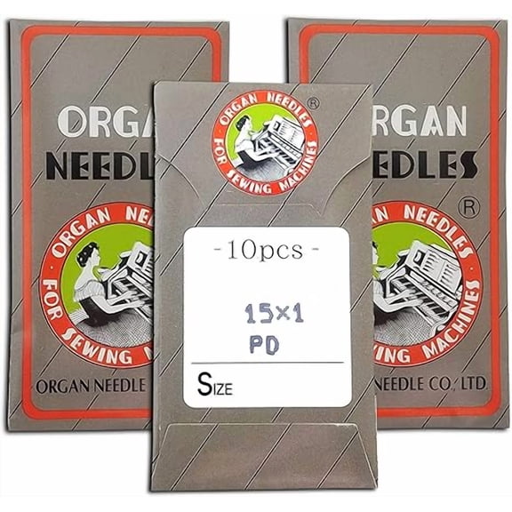 Teamwork 30 Organ 15X1 HAX1 Titanium Flat Shank Home Sewing Machine Needles ~ Multiple Sizes! (75/11)