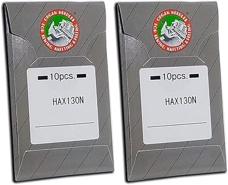 Teamwork 30 Organ HAX130N Top-Stitch and Embroidery Flat Shank Home Sewing Machine Needles ~ Multiple Sizes! (Metric 80/12)