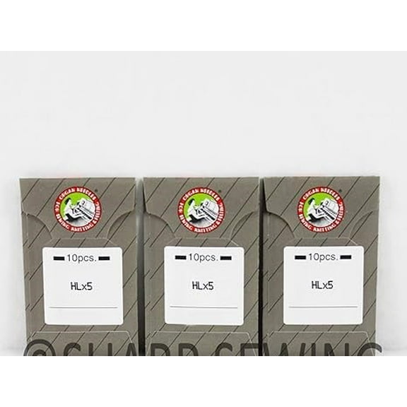 Teamwork 30 Organ HLX5 TITATNIUM (PD) High Speed Needles for Quilting, Jeans, Applique or Heavy Embroidery ~ Multiple Sizes! (Metric 65/9)