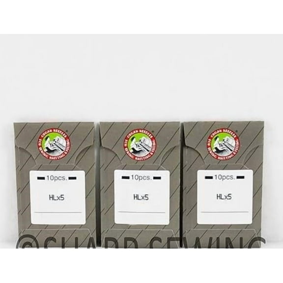 Teamwork 30 Organ HLX5 TITATNIUM (PD) High Speed Needles for Quilting, Jeans, Applique or Heavy Embroidery ~ Multiple Sizes! (Metric 75/11)