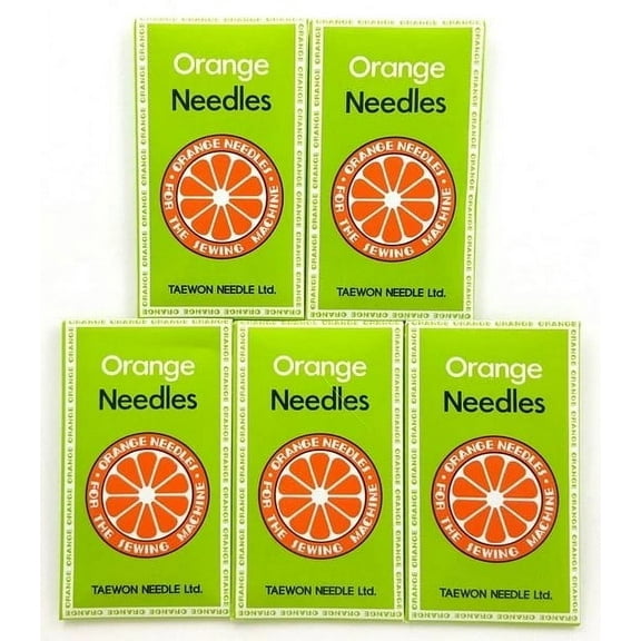 Teamwork 50 - BROTHER, PFAFF SEWING MACHINE NEEDLES ORANGE 15X1 #16