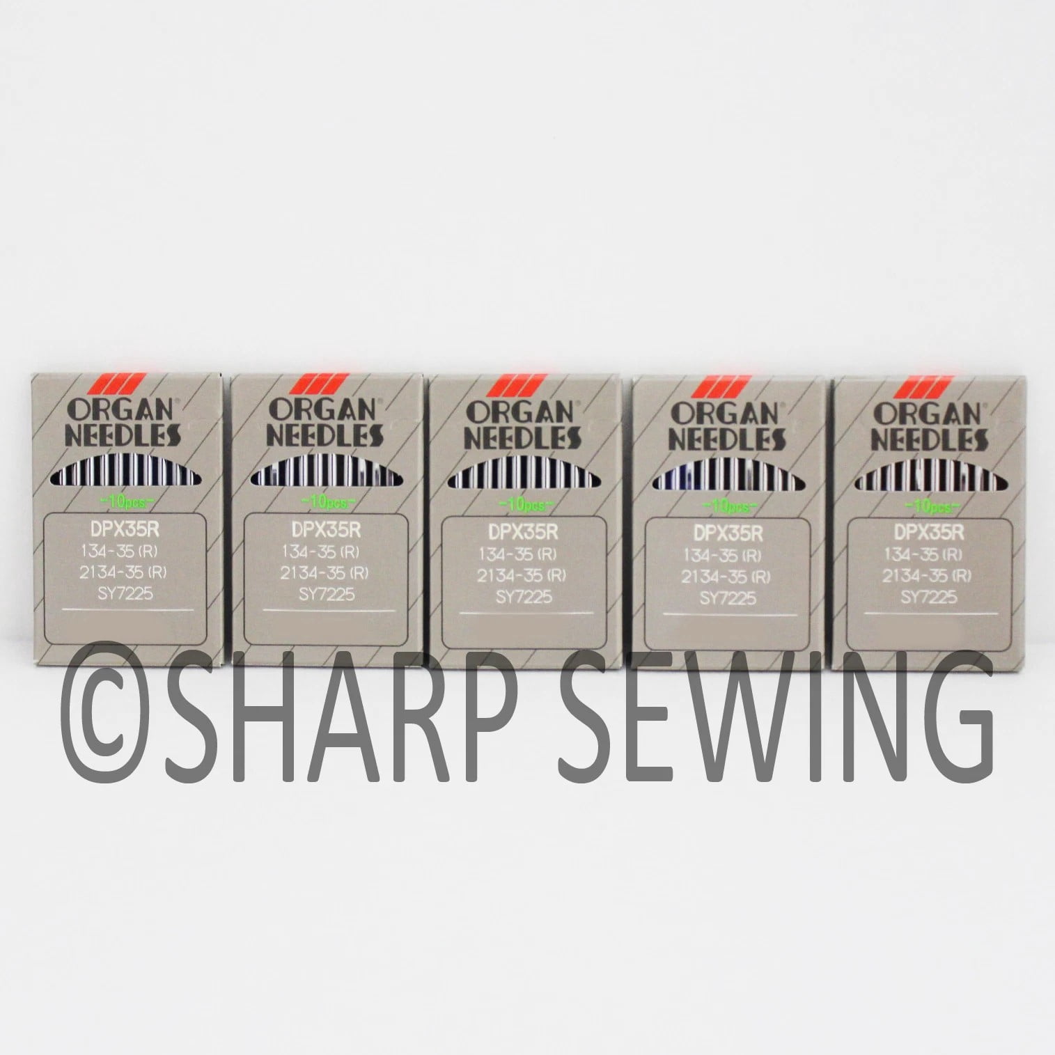 Teamwork 50 ORGAN 134-35R-PD #24 TITANIUM SEWING MACHINE NEEDLES for PFAFF, ADLER,