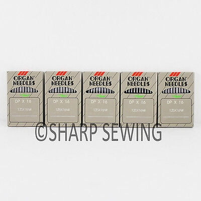 Teamwork 50 ORGAN 135X17 #16 LEATHER POINT NEEDLES 135X16 DPX16 135X16NW