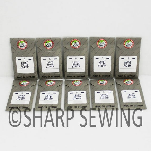 Teamwork 50 ORGAN 29-49 LWX6T SIZE# 16/ 4 CURVED BLINDSTITCH NEEDLES(5 NDLS PER PACK)