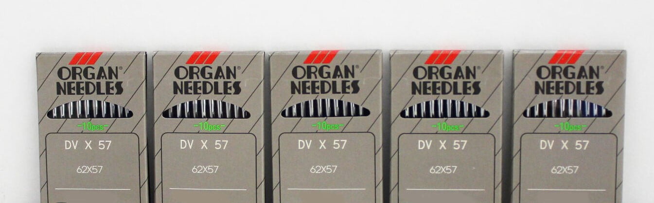Teamwork 50 ORGAN 62X57, DVX57 NEEDLES SIZE#23 fits SINGER, KANSAI SPECIAL, PEGASUS, JUKI