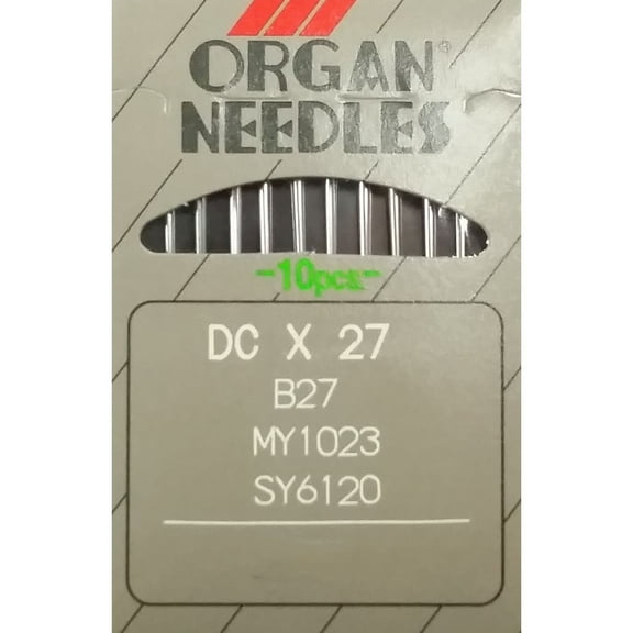 Teamwork 50 ORGAN B-27 SIZE#14/90 OVERLOCK SERGER BALLPOINT NEEDLES DCX27, B27
