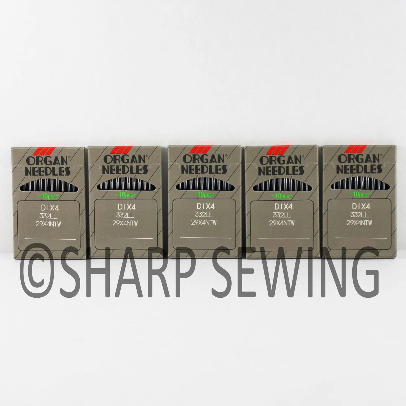 Teamwork 50 ORGAN LEATHER POINT SEWING NEEDLES #18 29X4, 332LR, 332LL SINGER 29K 29-4 29U