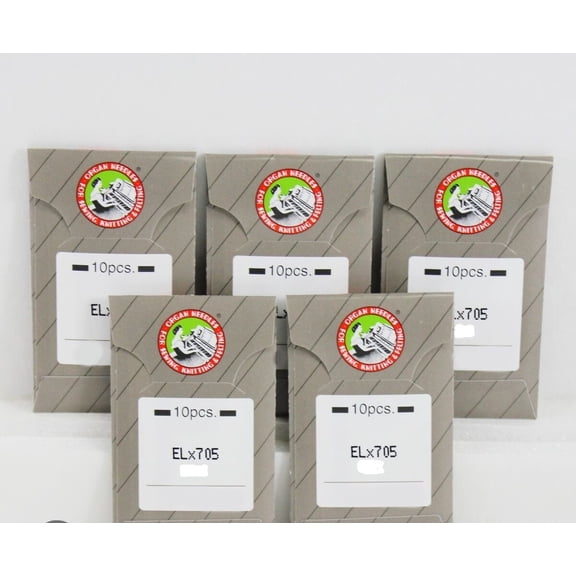 Teamwork 50 ORGAN NEEDLES for ELNA LOCK SERGER MODELS 634, 644 SIZE 14BP  SYS.  ELX705