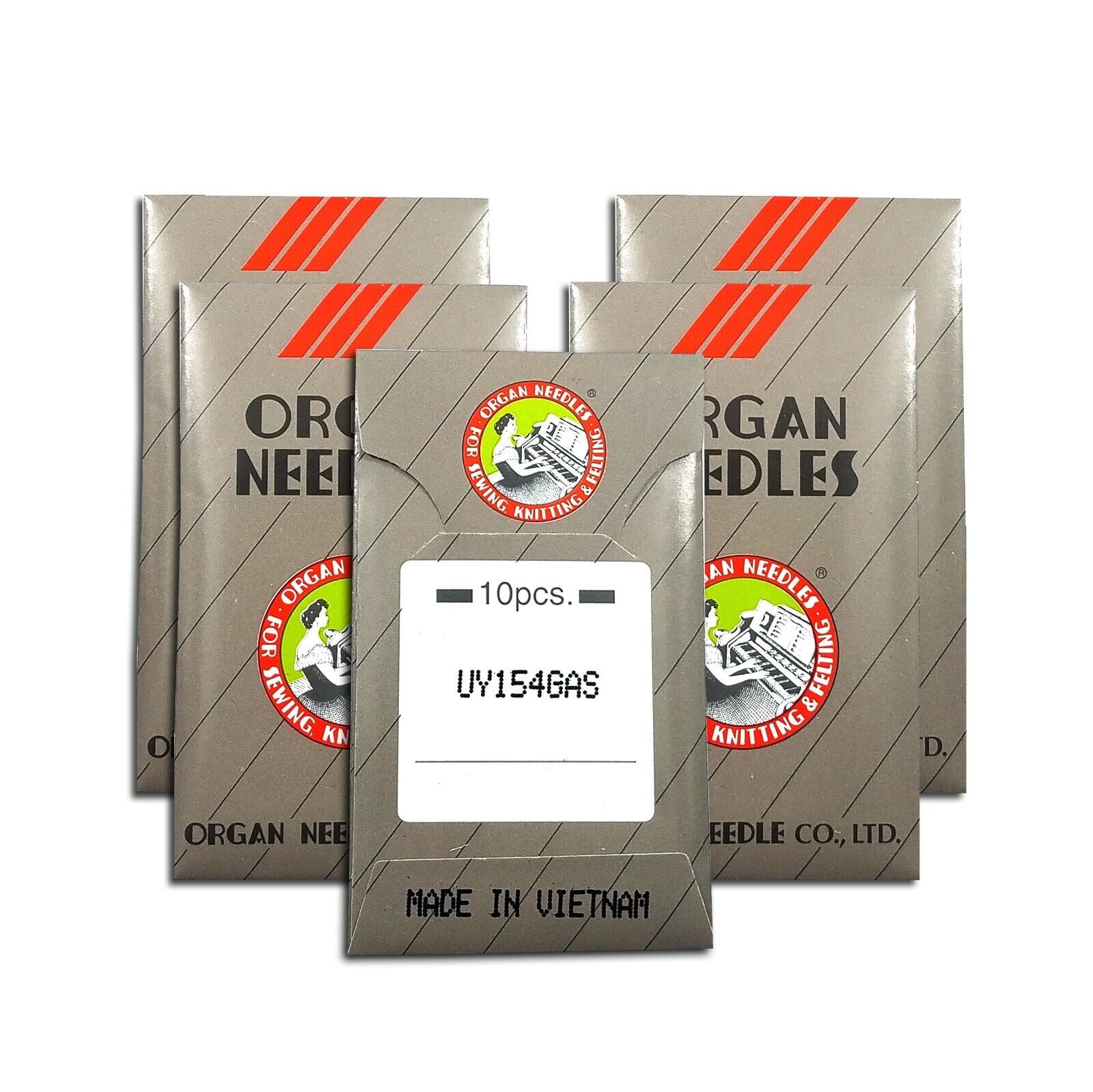 Teamwork 50 ORGAN UY154, 154G, 151x21 #16 NEEDLES fits UNION SPECIAL 39500, PEGASUS E256