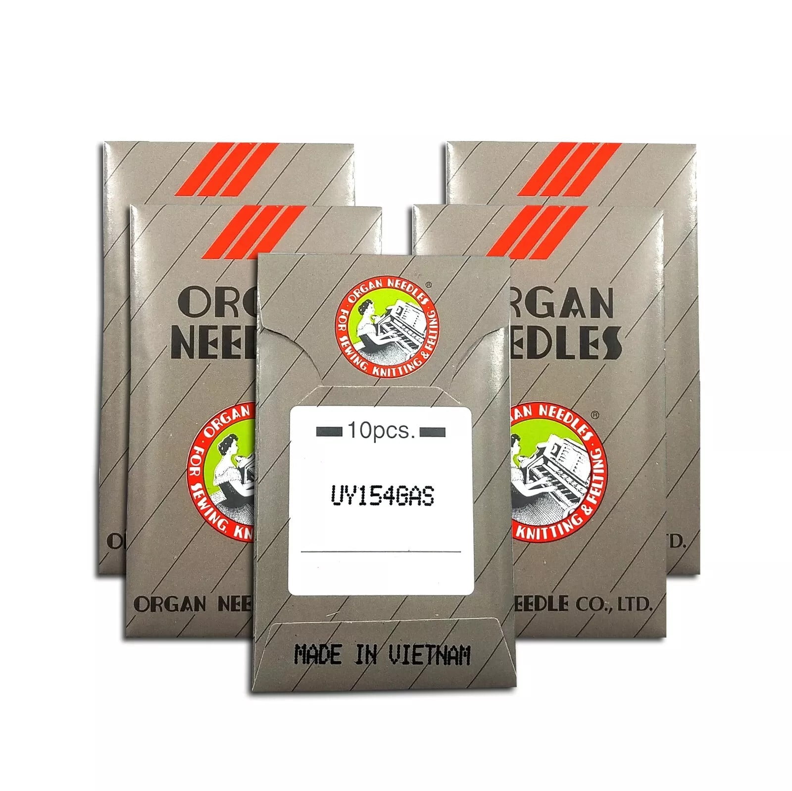 Teamwork 50 ORGAN UY154, 154G, 151x21 #18 NEEDLES fits UNION SPECIAL 39500, PEGASUS E256