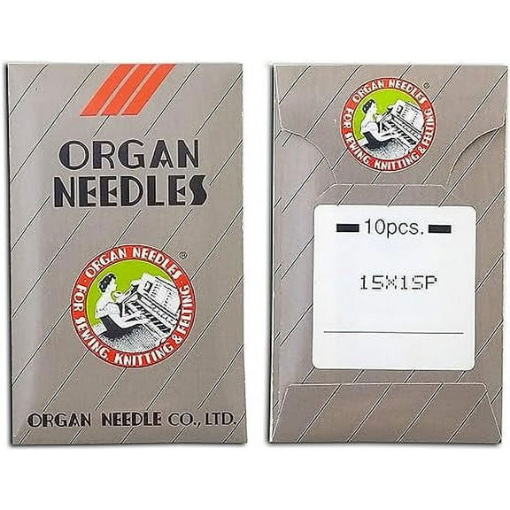 Teamwork 50 Organ #14 15X1SP HAX1SP Stretch Elastic Home Sewing Machine Needle Flat Shank