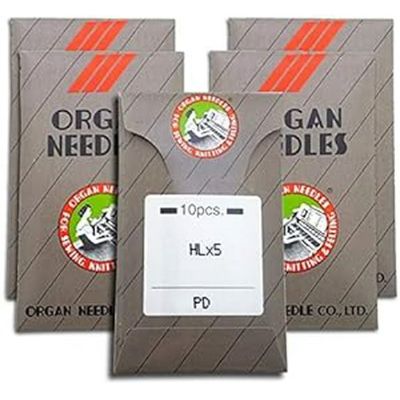 Teamwork 50 Organ HLX5 TITATNIUM (PD) High Speed Needles for Quilting, Jeans, Applique or Heavy Embroidery ~ Multiple Sizes! (Metric 70/10)