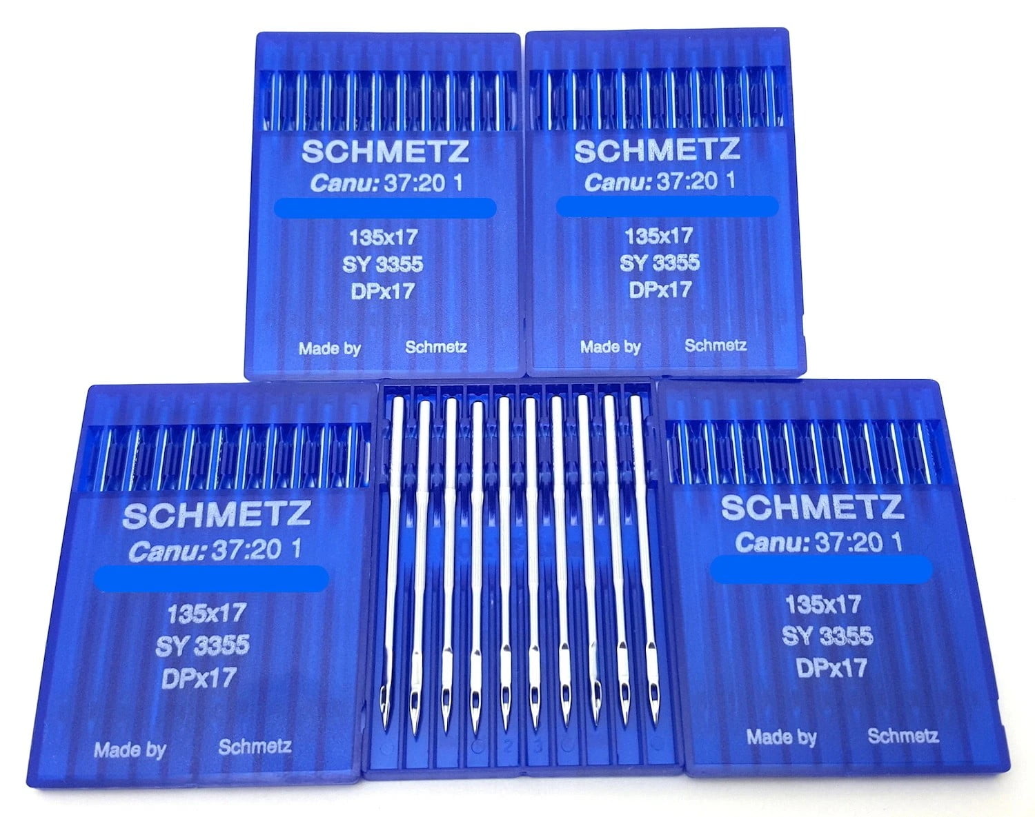 Teamwork 50 SCHMETZ 135X17 SIZE#19 INDUSTRIAL WALKING FOOT MACHINE NEEDLES DPX17 SY3355