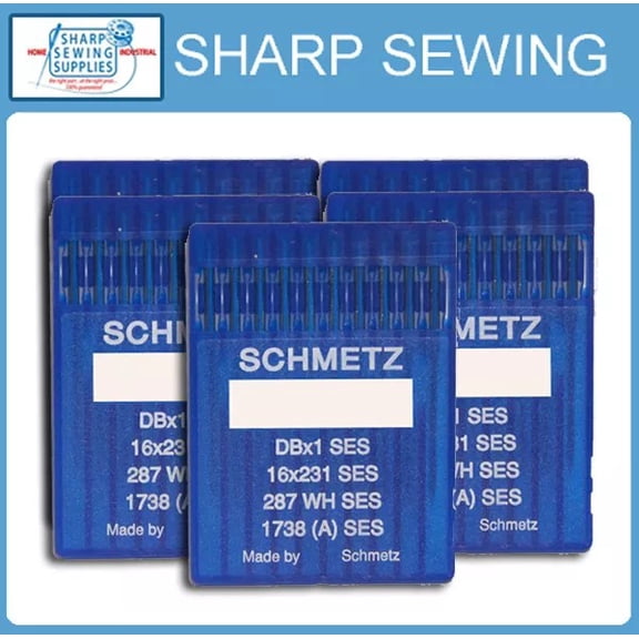 Teamwork 50 SCHMETZ 16X257 SIZE#10/70 BALL POINT LOCKSTITCH NEEDLES DBX1 1738 287WH