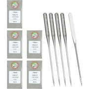 Teamwork 50PCS Embroidery Sewing Needles for Brother Machine Needles Size 65/9 130/705H HAx1 Sewing Needles Machine for Brother Sewing Machine