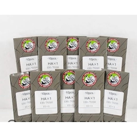 Teamwork BERNINA & Bernette 043, 043D SERGER Needles #11 HAX1SP (100 EA) Organ 15X1SP