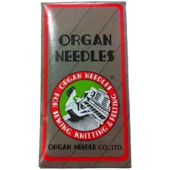 Teamwork Ball Point Sewing Machine Needles Home-use By Organ Needles (10 Needles/pack), Select Size (Size 80 / 12 Ball Point)