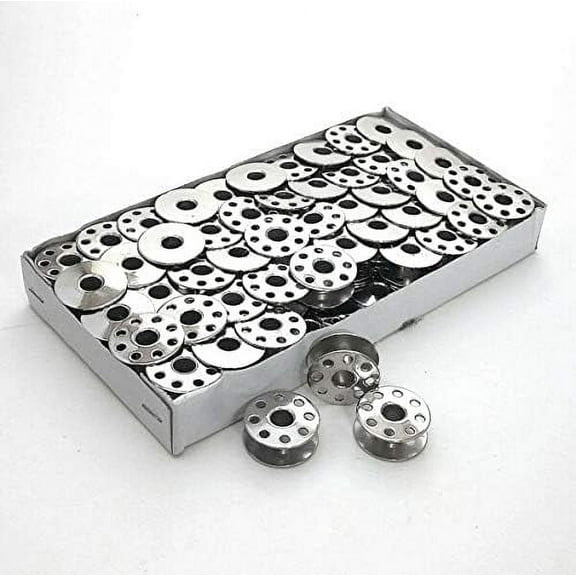 Teamwork Bobbins Supplies for 100 Metal Bobbins Fits J.U.K.I,DDL-8700 Single Needle Lockstitch Sewing Machines for Sewing Machine.