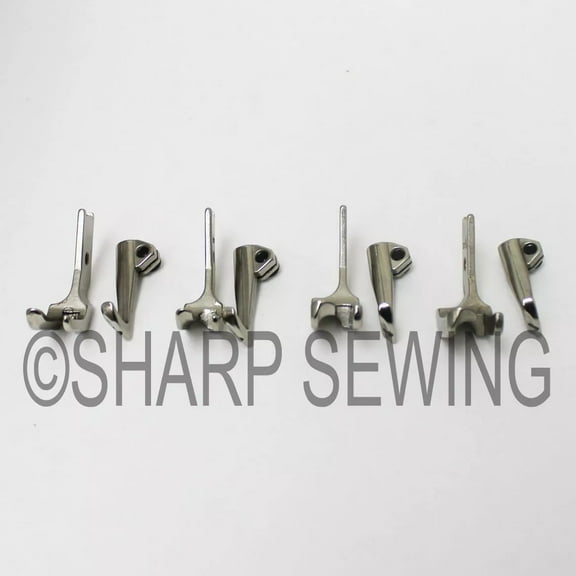 Teamwork CONSEW 225 / 226 WELT FOOT SET 4 EACH #WW8 S32 -3/16", 1/4", 5/16", 3/8"