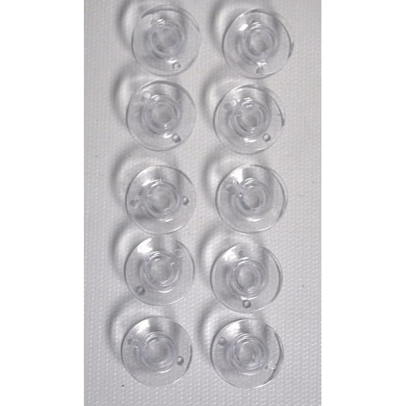 Teamwork Class 15J Plastic Bobbins Replacement For Singer 3221 Simple, 3232 Simple, 3321, 3323 Talent, 3962, 4116