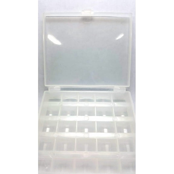 Teamwork Clear Plastic Universal Bobbin Storage CASE Organizer Compatible with Singer CONSEW JUKI BB25