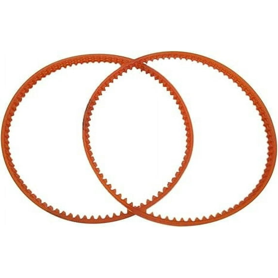Teamwork - Compatible with Singer White Kenmore Sewing Machine Motor Lug Belt 13 1/4#1314L=MB340 (2PCS)