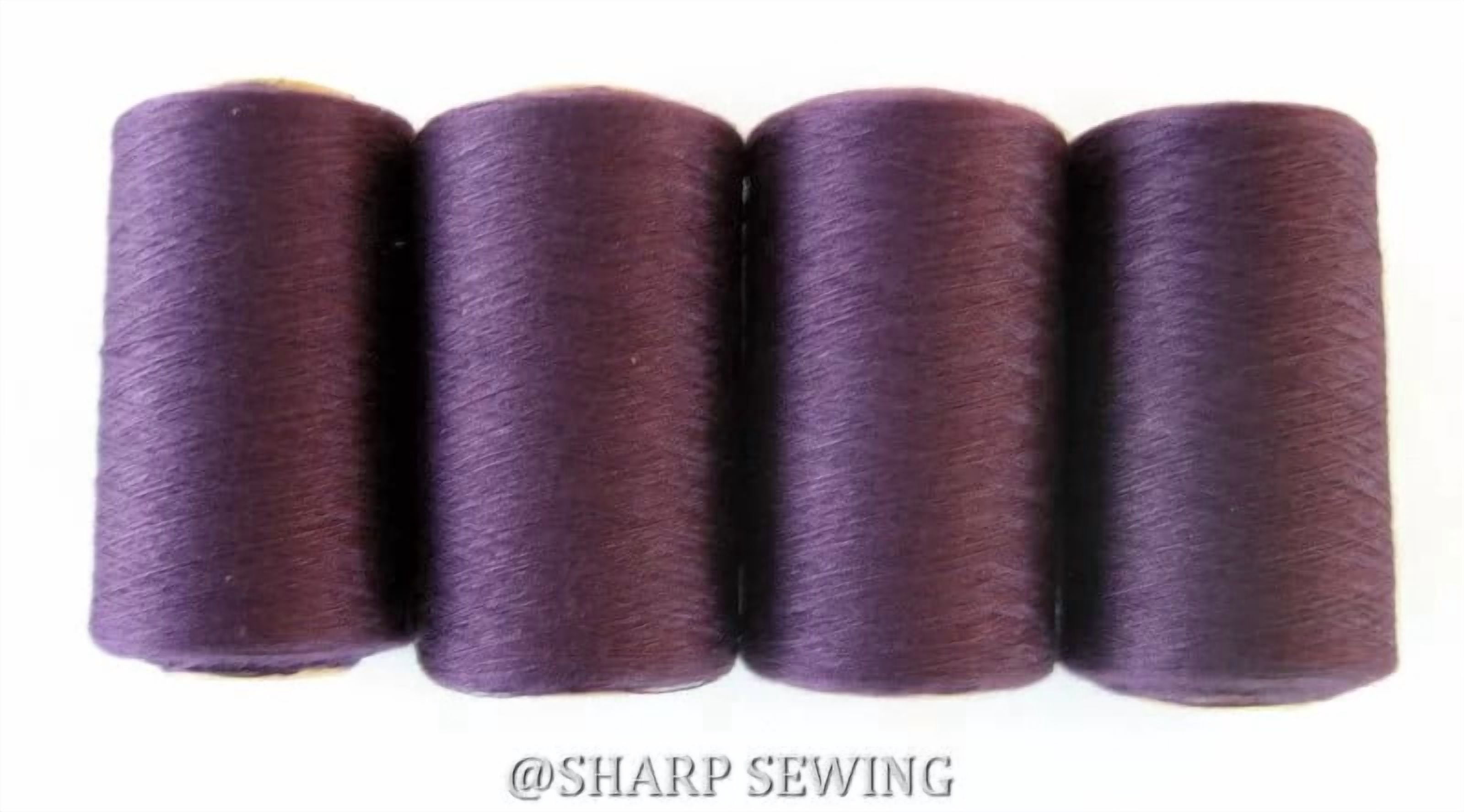 Teamwork DARK PURPLE #646 SPUN POLYESTER SERGER & QUILTING THREAD 4 ...