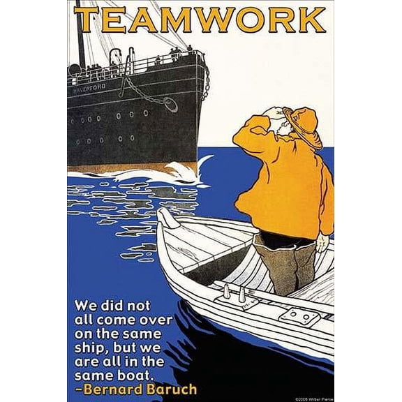 Teamwork- Fine Art Canvas Print (20" x 30")