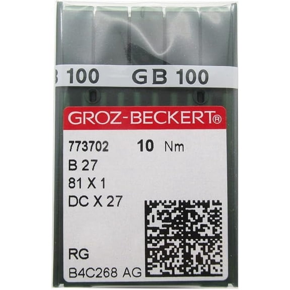 Teamwork GROZ-BECKERT Needle - 100PCS Groz Beckert DCX27 DCX1 B27 Industrial Serger Overlock Sewing Needles (DCX27 10/70)