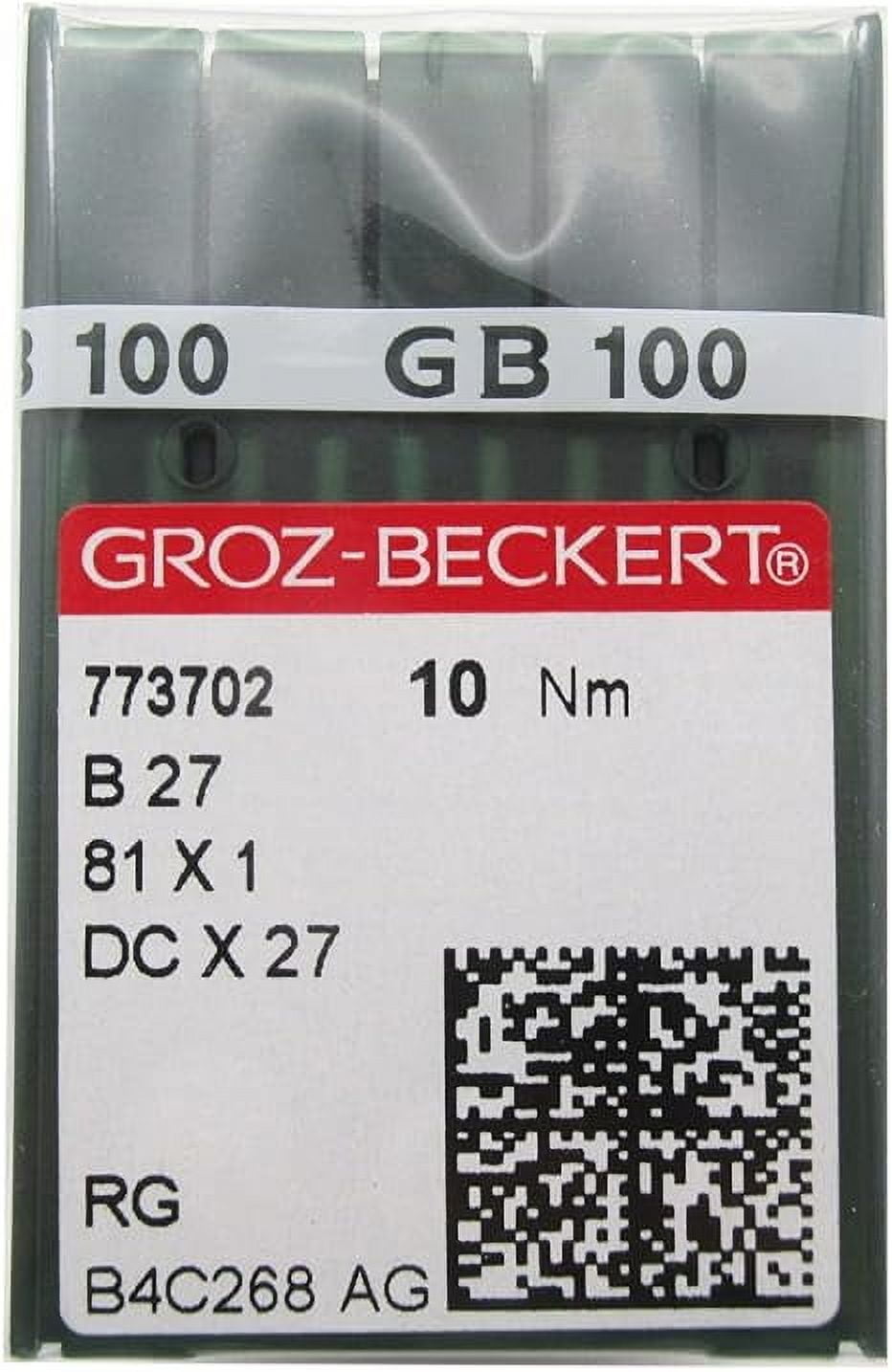 Teamwork GROZ-BECKERT Needle - 100PCS Groz Beckert DCX27 DCX1 B27 Industrial Serger Overlock Sewing Needles (DCX27 9/65)