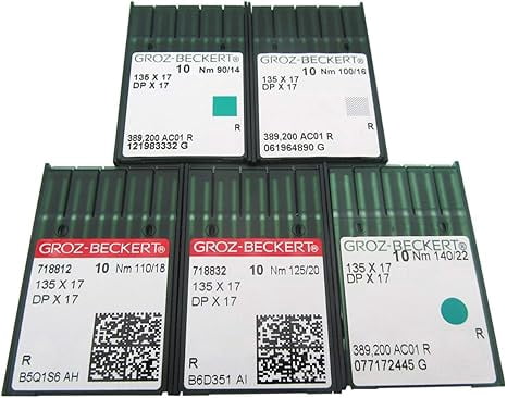 Teamwork GROZ-BECKERT Needle in - 50 Groz-Beckert 135X17 DPX17 SY3355 for Industrial Walking Foot Machine Needles