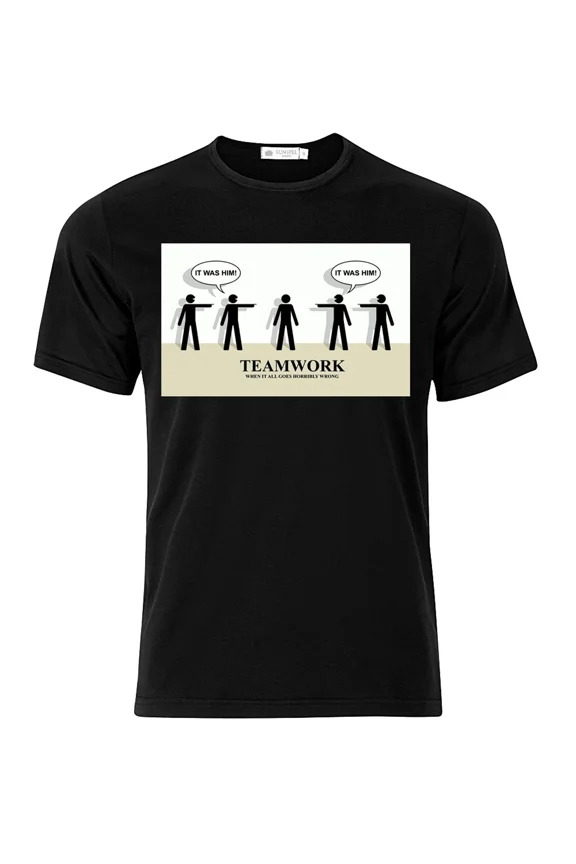Teamwork - Graphic Cotton T Shirt Short & Long Sleeve