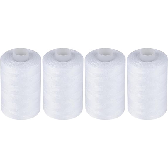 Teamwork HVY. SPUN POLYESTER SERGER & QUILTING THREAD, WHITE