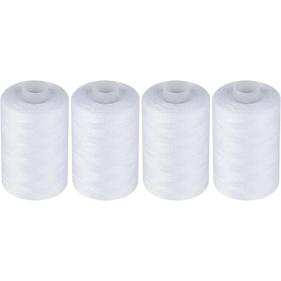 Teamwork HVY. SPUN POLYESTER SERGER & QUILTING THREAD, WHITE