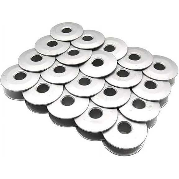 Teamwork - #KF220530 20PCS L Size Standard Aluminum bobbins Compatible with/Replacement for BARUDAN Beam,Beat Embroidery Machine