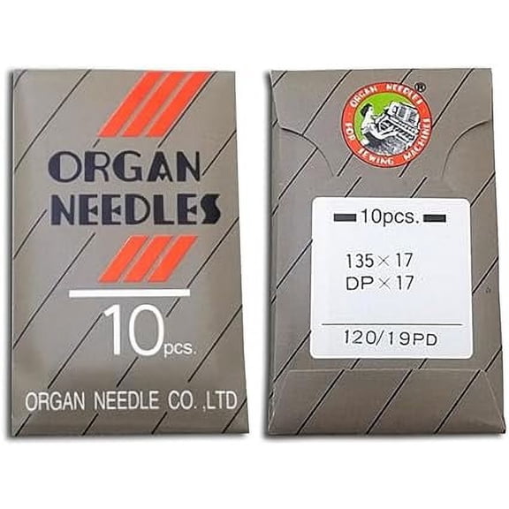 Teamwork LNKA 100PCS Organ Industrial Sewing Machine Needles DPX17 135X17 for Walking Foot DY/DU& More Machine (Size#12(Metric 80)