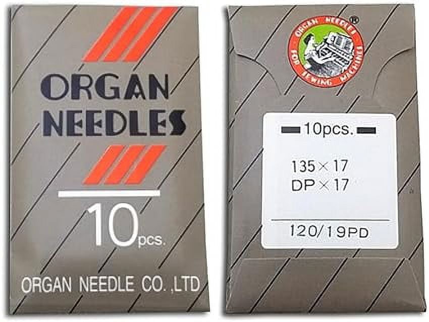 Teamwork LNKA 100PCS Organ Industrial Sewing Machine Needles DPX17 135X17 for Walking Foot DY/DU& More Machine (Size#20(Metric 125)