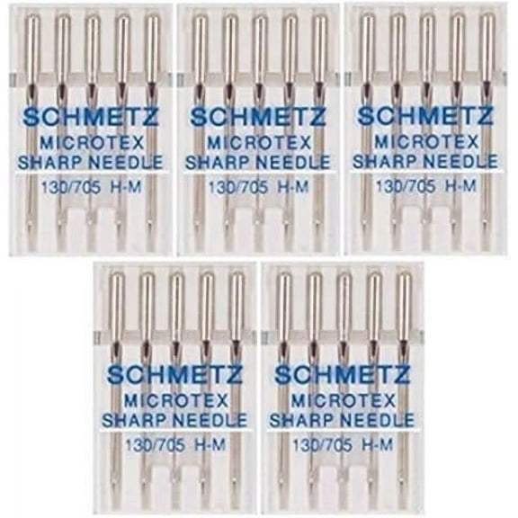 Teamwork Microtex Sharp Machine Needles-Size 12/80 5/Pkg