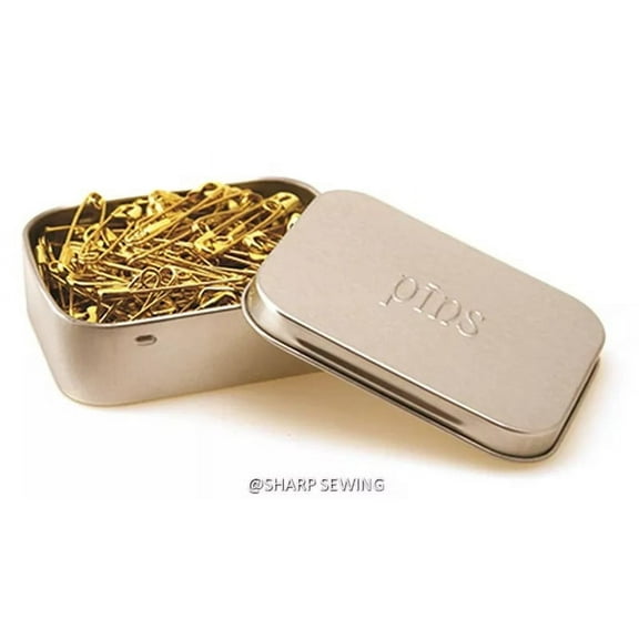 Teamwork NIFTY NOTION #6707 BRASS SAFETY PINS 144 EACH, SIZE 2
