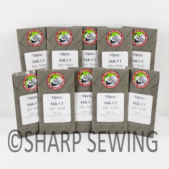 Teamwork ORGAN 15X1, HAX1, 130/705H SIZE#18BP HOME SEWING MACHINE NEEDLES 100 EACH