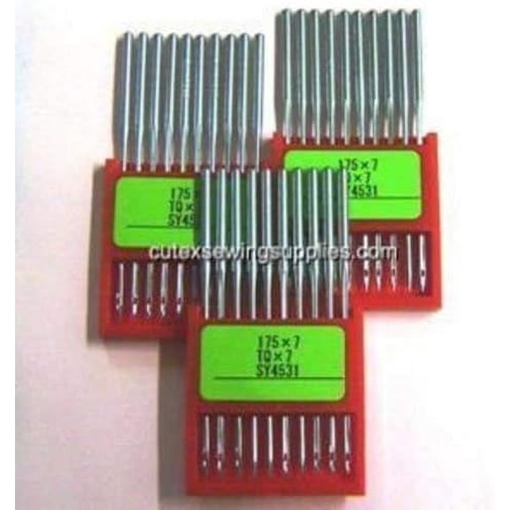 Teamwork Organ 175X7 TQX7 Industrial Button Sewer Sewing Machine Needles - Pack of 30