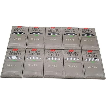 Teamwork Organ Needle - 100 Organ DBXK5 Ball Point Needles Compatible with Tajima Barudan SWF Industrial Embroidery Machines (Size 65/9)