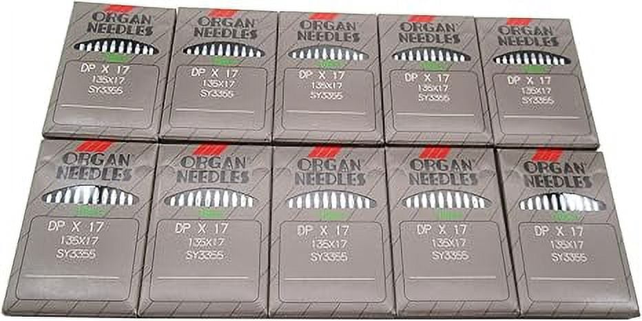 Teamwork Organ Needle - 100 PCS Organ Walking Foot Sewing Machine Needles #DPX17 135X17 SY3355 (DPX17 18/110)