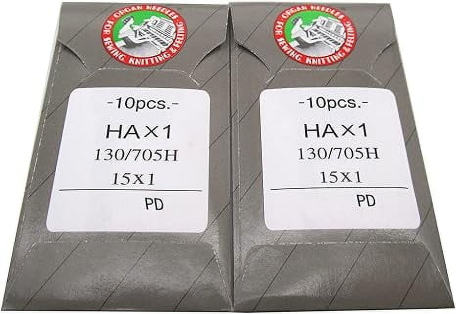 Teamwork Organ Needle - 60PCS Organ Titanium HAX1PD 15X1PD Home Sewing Machine Flat Shank Needles (Needle Size:#9#11#12#14#16#18 Each 10PCS)