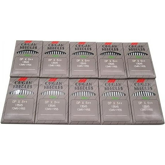 Teamwork Organ Needle in CKPSMS Clear Plastic Box- 100 PCS Compatible with/Replacement for Singer Brand 20U Needles Zigzag Sewing Machine Organ DPX5 Choose Size (DPX5 20/125)