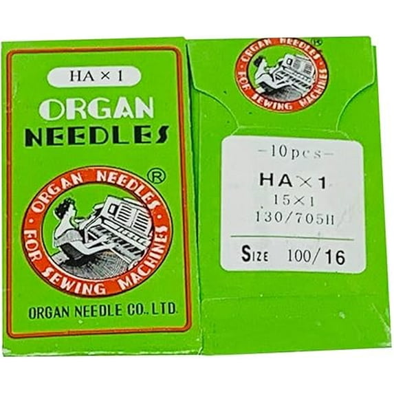 Teamwork Organ Sewing Machine Needles Home-use Size 100/16-10 Pieces per Pack